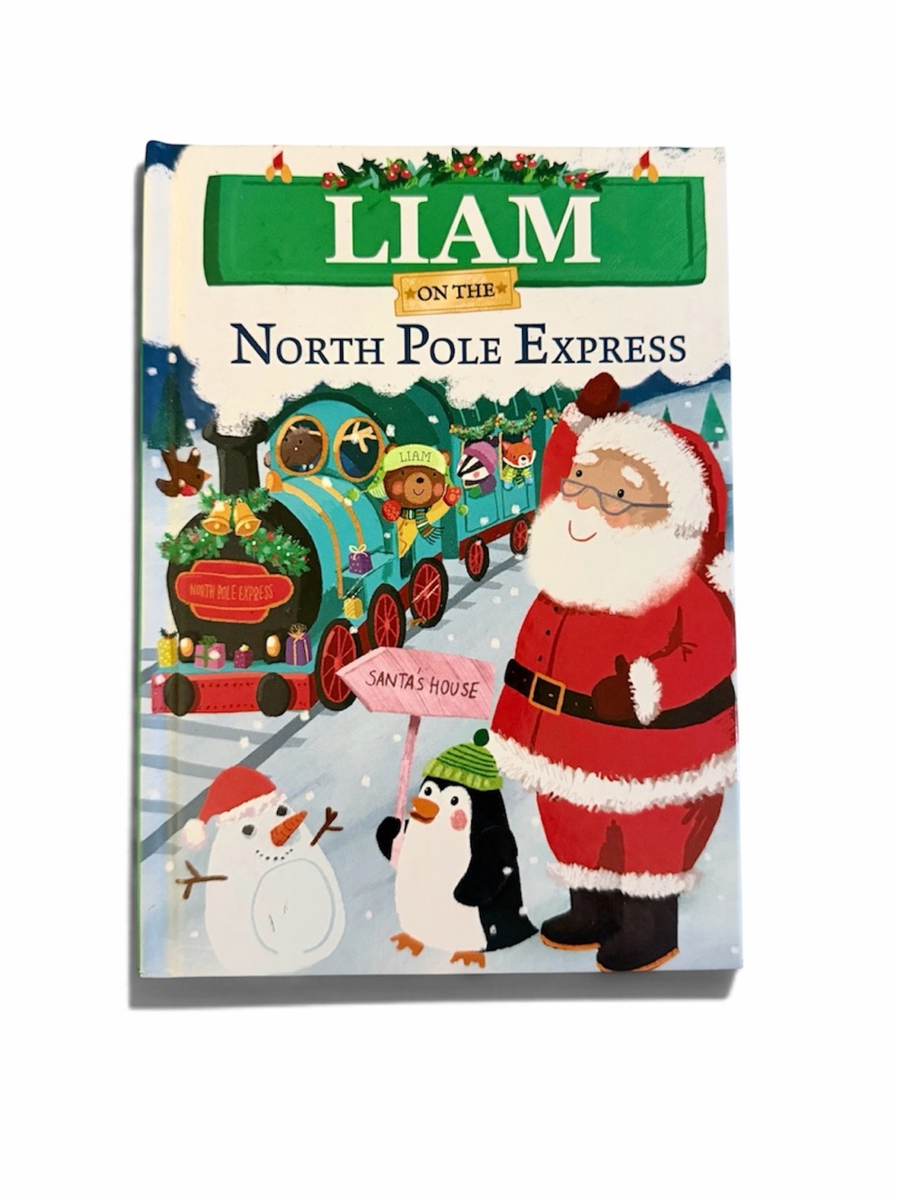 Put Me In a Storybook “LIAM on the North Pole Express” Edition Hardcover